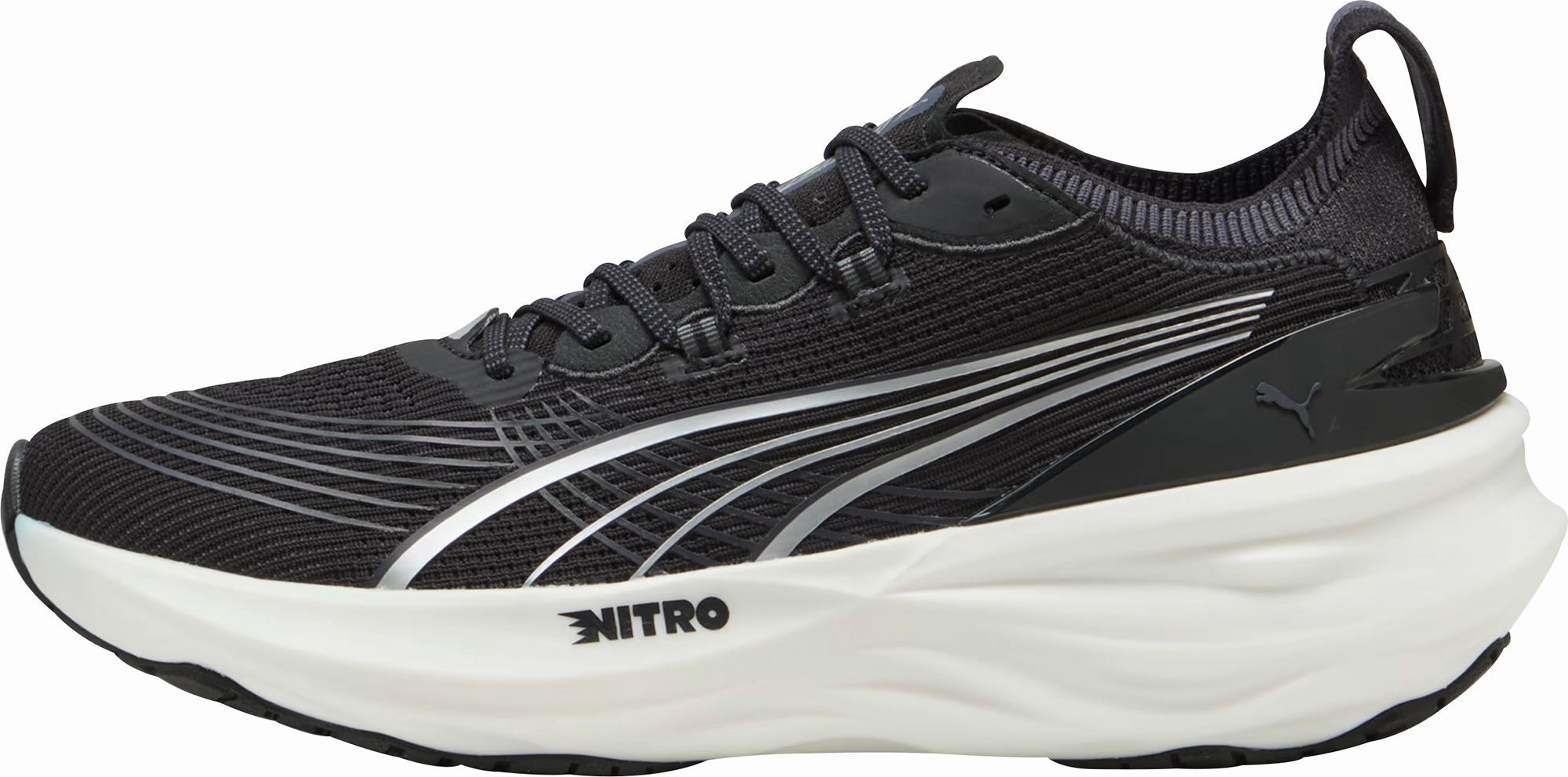 Puma ForeverRun Nitro 2 Mens Running Shoes - Black soft - ground shoes