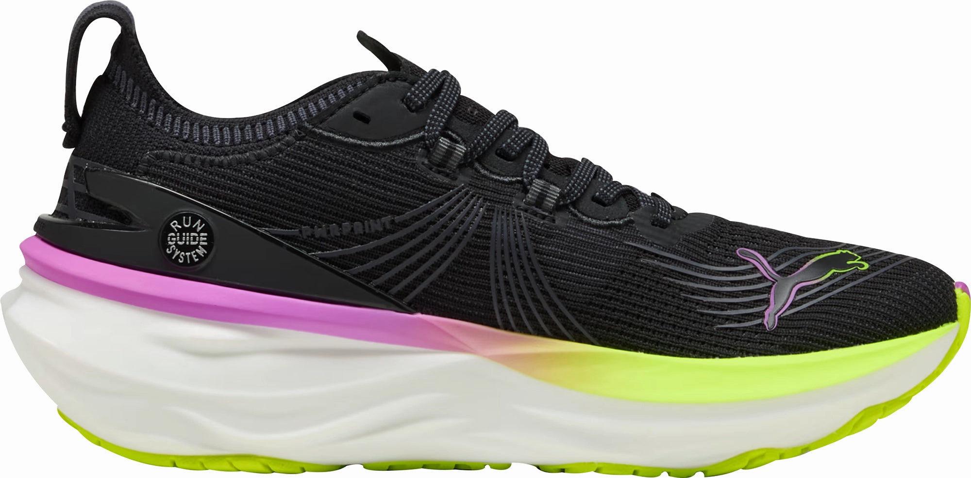 Puma ForeverRun Nitro 2 Womens Running Shoes - Black beginner running footwear self - discipline