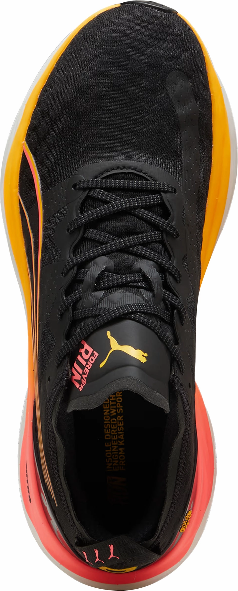 Seamless Construction Design Torque Control System Puma ForeverRun Nitro Mens Running Shoes - Black