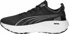 running in a color run Puma ForeverRun Nitro Womens Running Shoes - Black