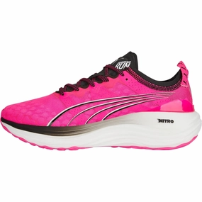 logoed Puma ForeverRun Nitro Womens Running Shoes - Pink