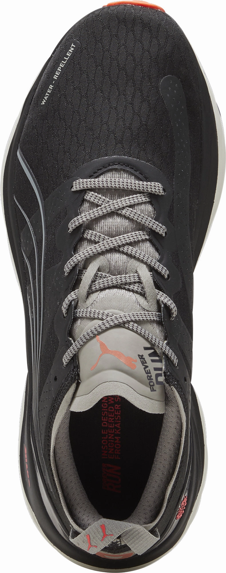 Puma ForeverRun Nitro WTR Mens Running Shoes - Black Anti Torsion Stability Plate dust - resistant shoes