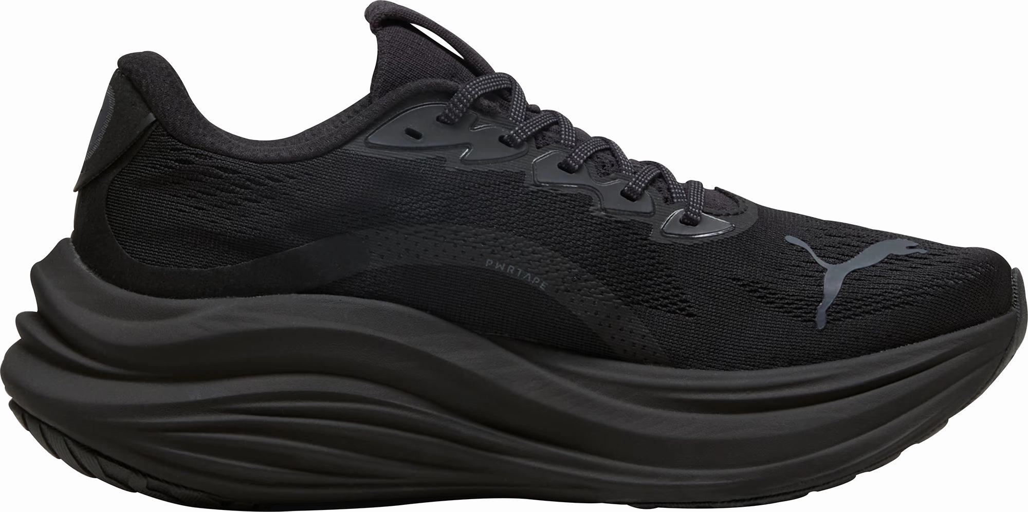 Puma MagMax Nitro Mens Running Shoes - Black Non Slip Grip Pattern