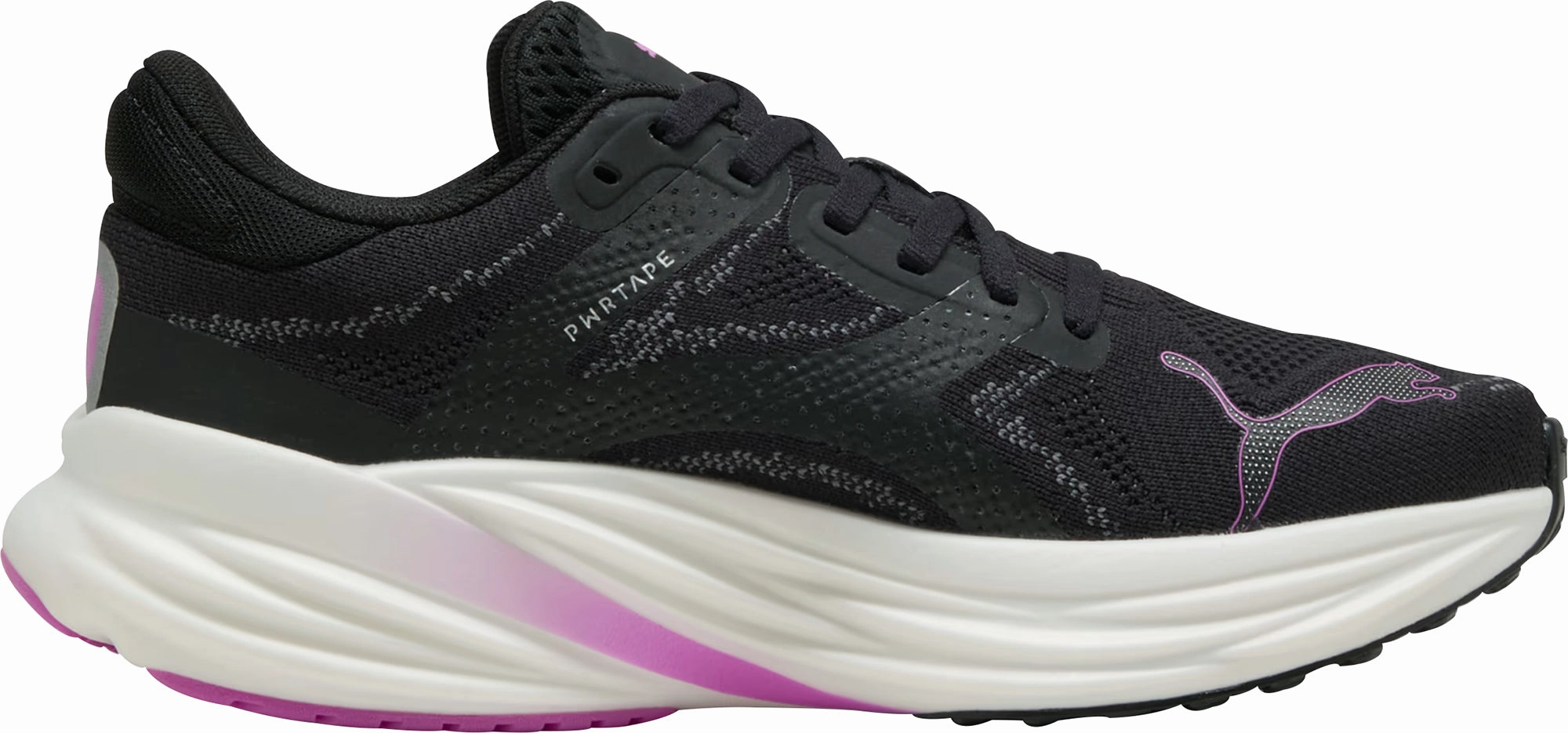 Flexible Outsole Grip Puma Magnify Nitro 2 Womens Running Shoes - Black