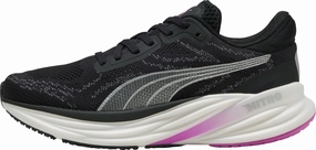 Puma Magnify Nitro 2 Womens Running Shoes - Black Anti Slip Traction Outsole Cushioned Ankle Support