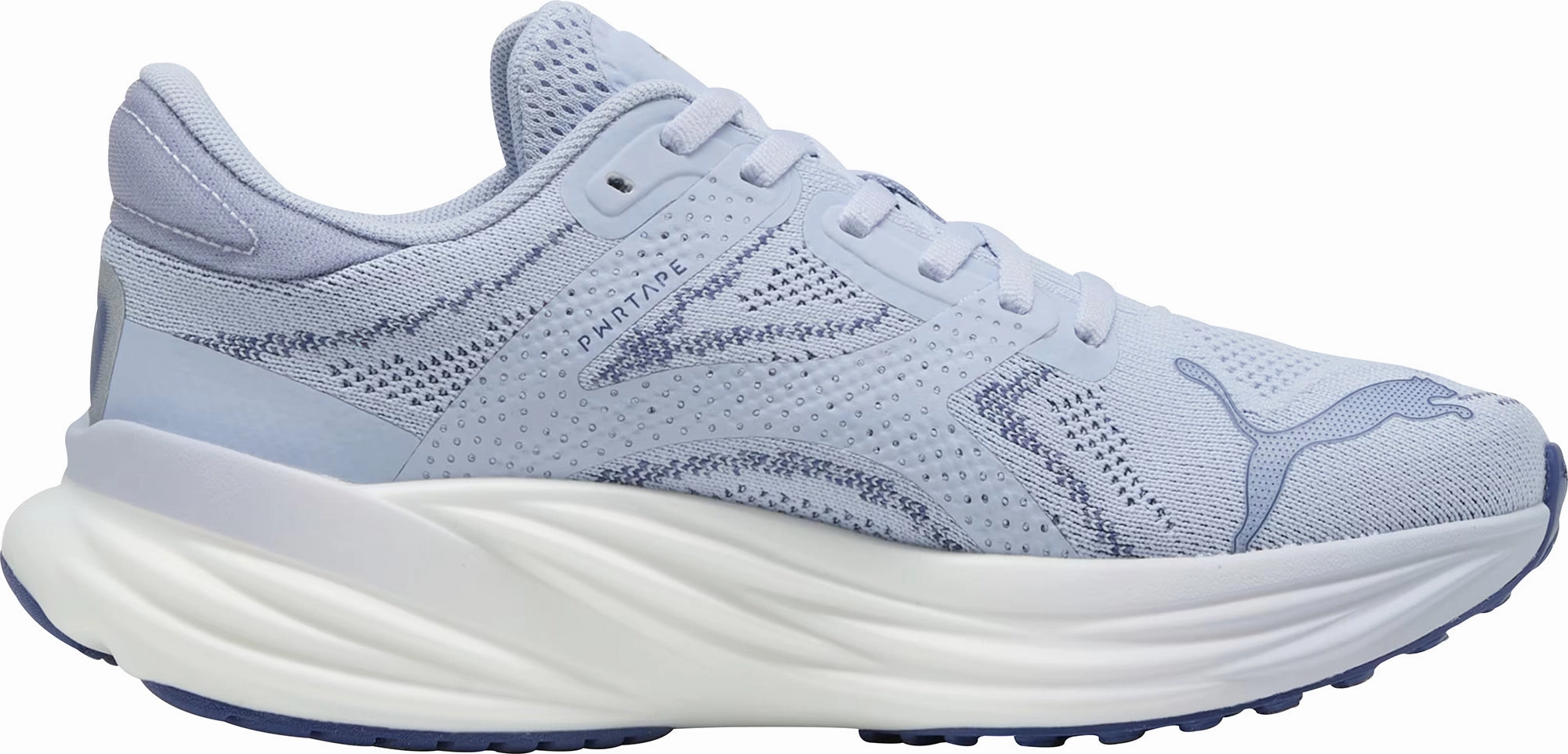 Puma Magnify Nitro 2 Womens Running Shoes - Blue Breathable Airflow Net Foot Shaped Toe Box