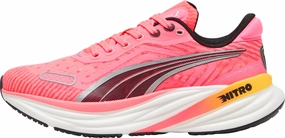 Puma Magnify Nitro 2 Womens Running Shoes - Pink Traction Fit Seamless Upper