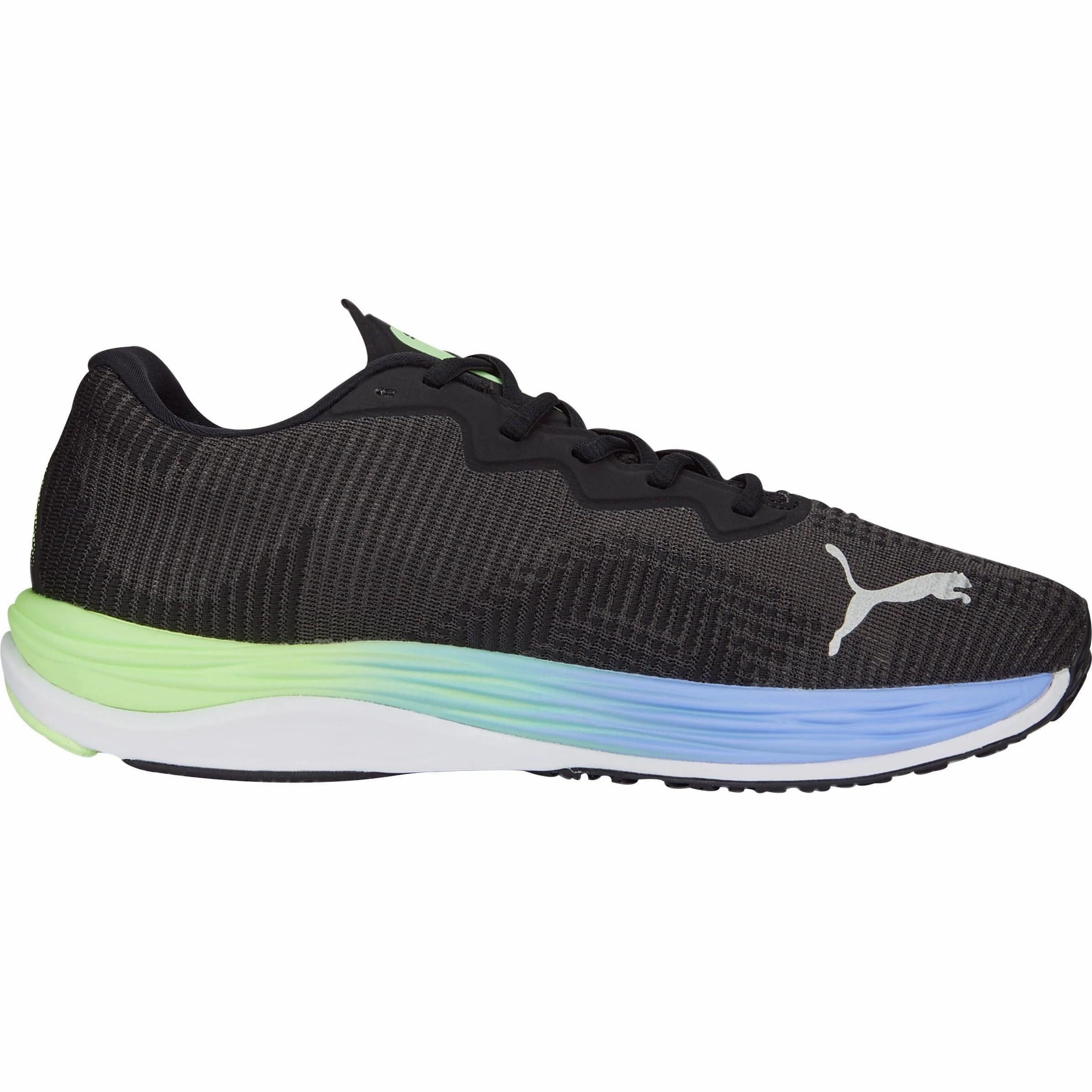 Puma Velocity Nitro 2 Fade Mens Running Shoes - Black evening - runner Compression Knit