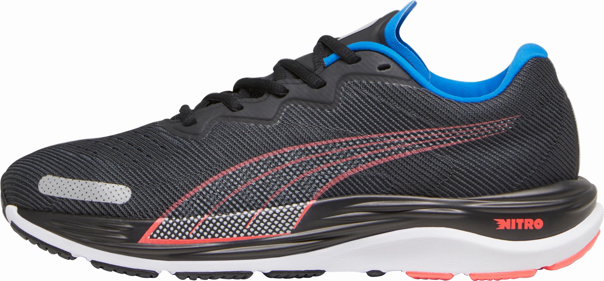 Puma Velocity Nitro 2 Mens Running Shoes - Black wind - resistant shoes