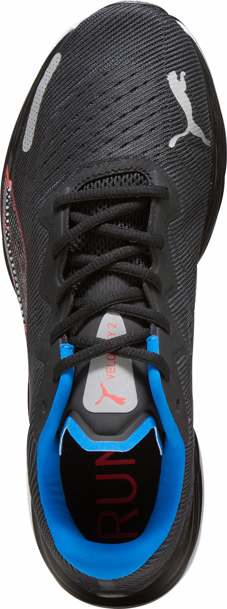 Puma Velocity Nitro 2 Mens Running Shoes - Black Natural Motion Flex Ultra Breathable Fabric