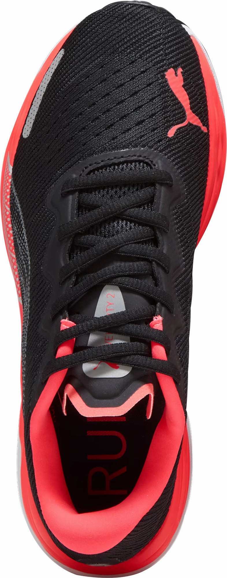 Puma Velocity Nitro 2 Womens Running Shoes - Black futuristic - themed running wear