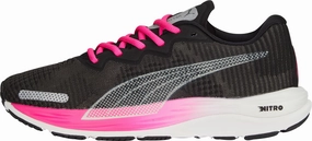 Multi Density Midsole Puma Velocity Nitro 2 Womens Running Shoes - Black