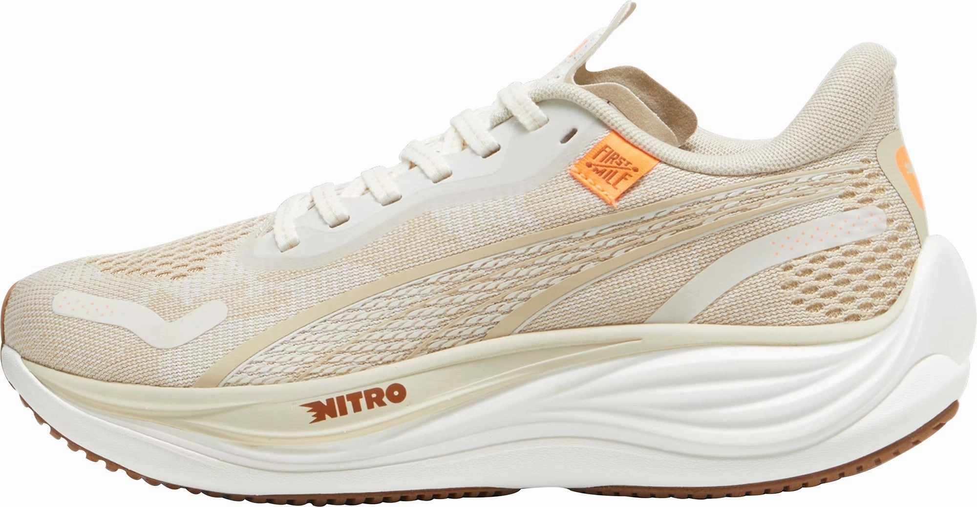EVA Foam Midsole Puma Velocity Nitro 3 Womens Running Shoes - Cream