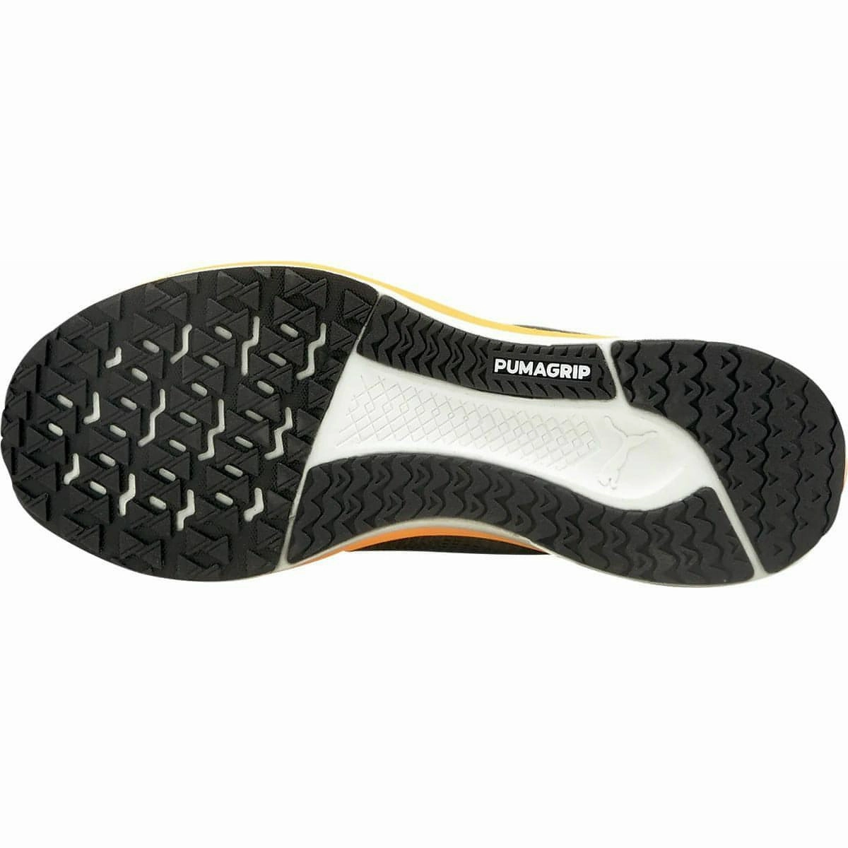 Puma Velocity Nitro WTR Mens Running Shoes - Black Cushioned heel cup