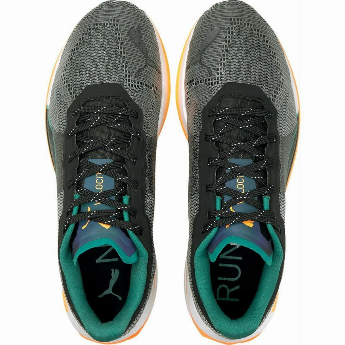 Puma Velocity Nitro WTR Mens Running Shoes - Black Stable Chassis Breathable Perforations