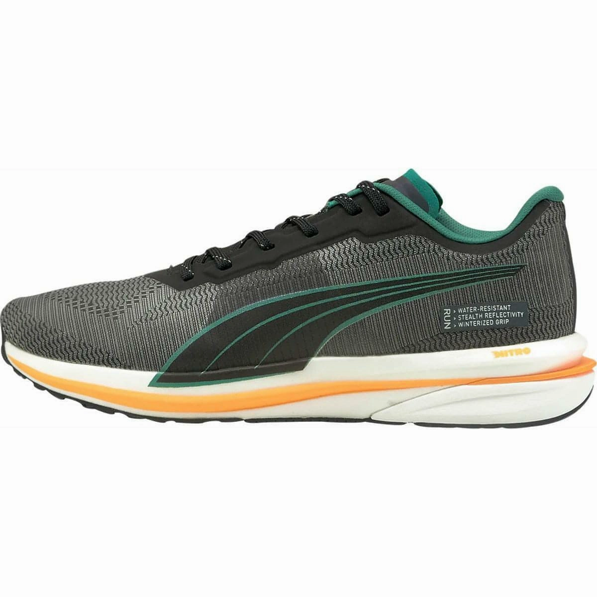 rehabilitation patient Puma Velocity Nitro WTR Mens Running Shoes - Black