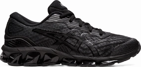 Asics Gel Quantum 360 VII GS Junior Running Shoes - Black Quick Dry Interior Fabric running tradition