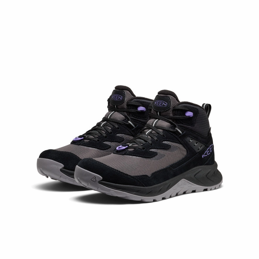 Women's Hightrail Polar Hiking Boot  |  Black/Aster Purple Reinforced Seams