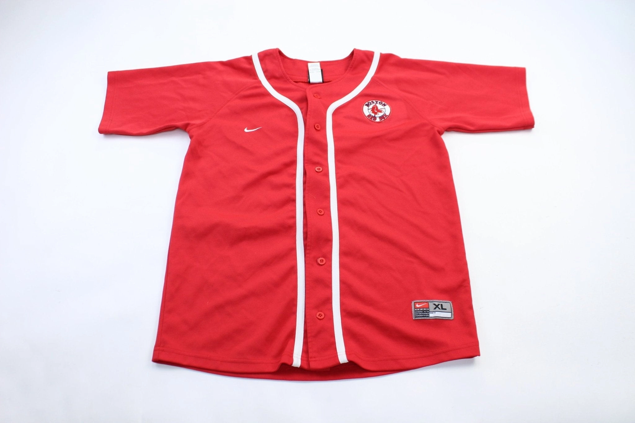 Contoured Ergonomic Fit Chill Fit Nike Embroidered Logo Boston Red Sox Jersey