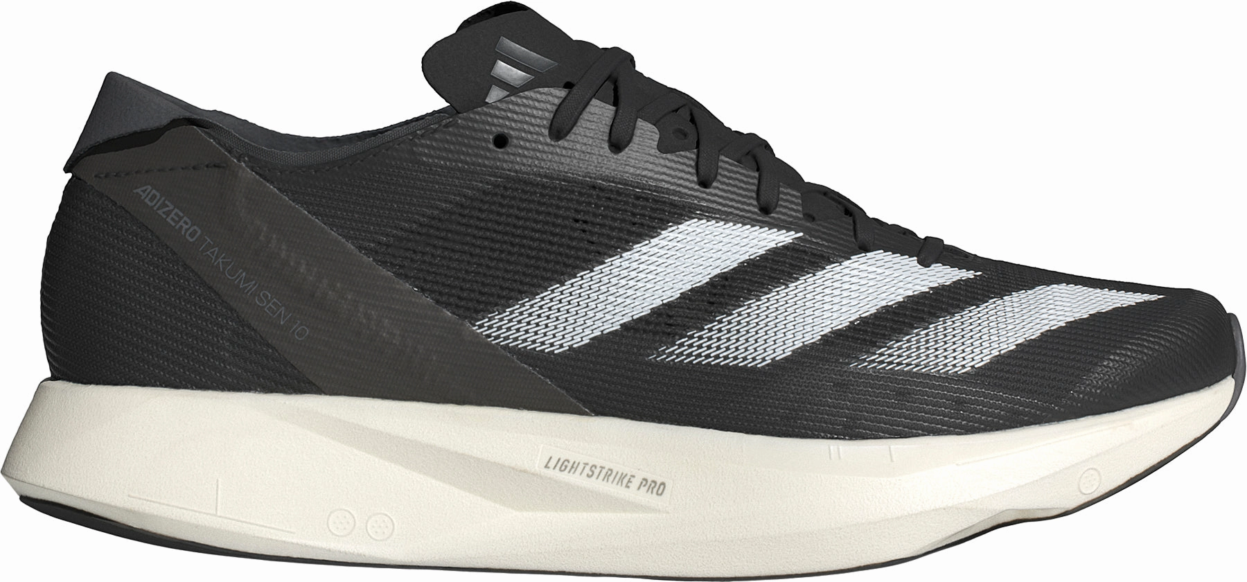 Soft Insole adidas Adizero Takumi Sen 10 Mens Running Shoes - Black