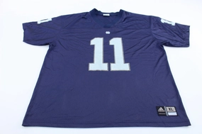 Air Flow Tech Relaxed Performance Adidas Logo University of Notre Dame #11 Football Jersey