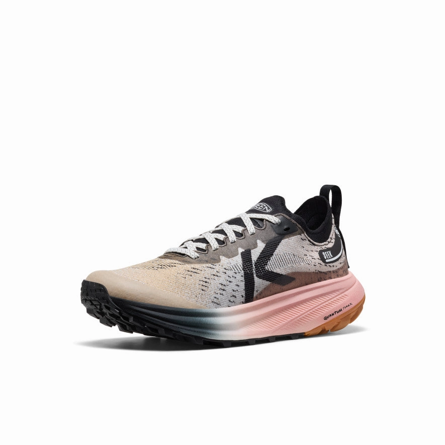 Synthetic Upper Reinforced toe Women's Seek Trail Running Shoe  |  Black/Sunset Sand