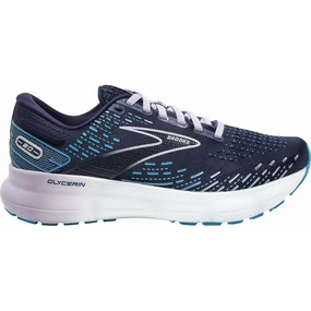 Advanced Airflow pronation - control Brooks Glycerin 20 Womens Running Shoes - Blue