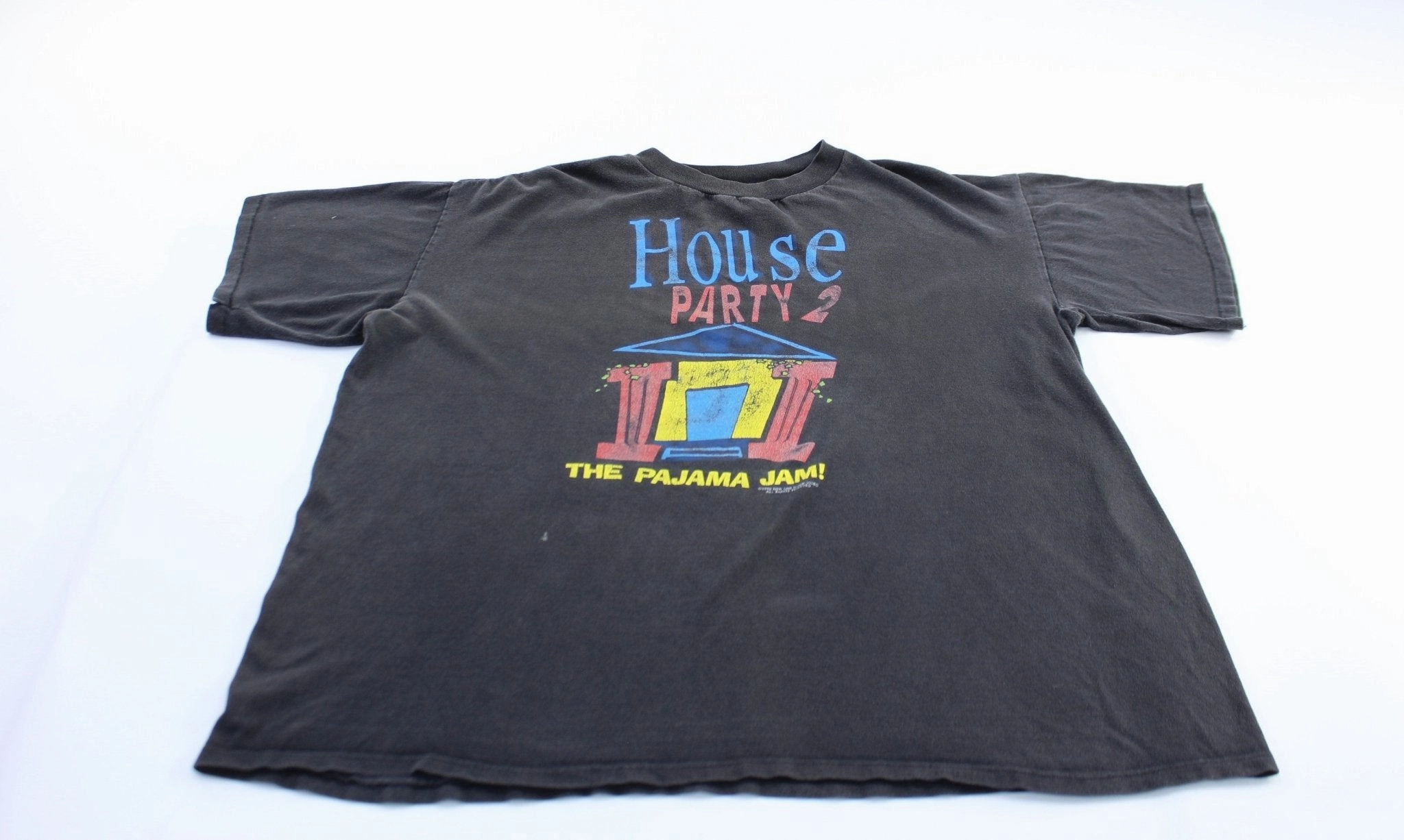 Non Restrictive Silhouette 1992 House Party 2 Movie Promo T-Shirt