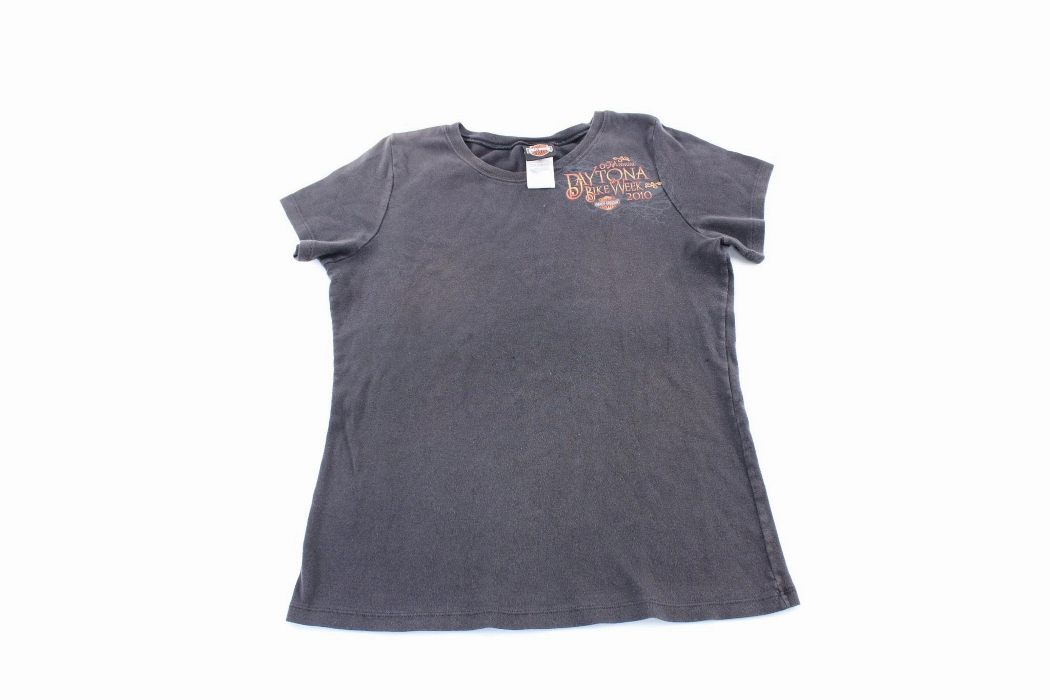 Women's Harley Davidson Motorcycles Daytona Beach, Florida T-Shirt Anti Perspiration Lining