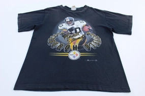 Non Toxic Materials Flexible Fit Design 90's Pittsburgh Steelers Football Kordell Stewart T-shirt