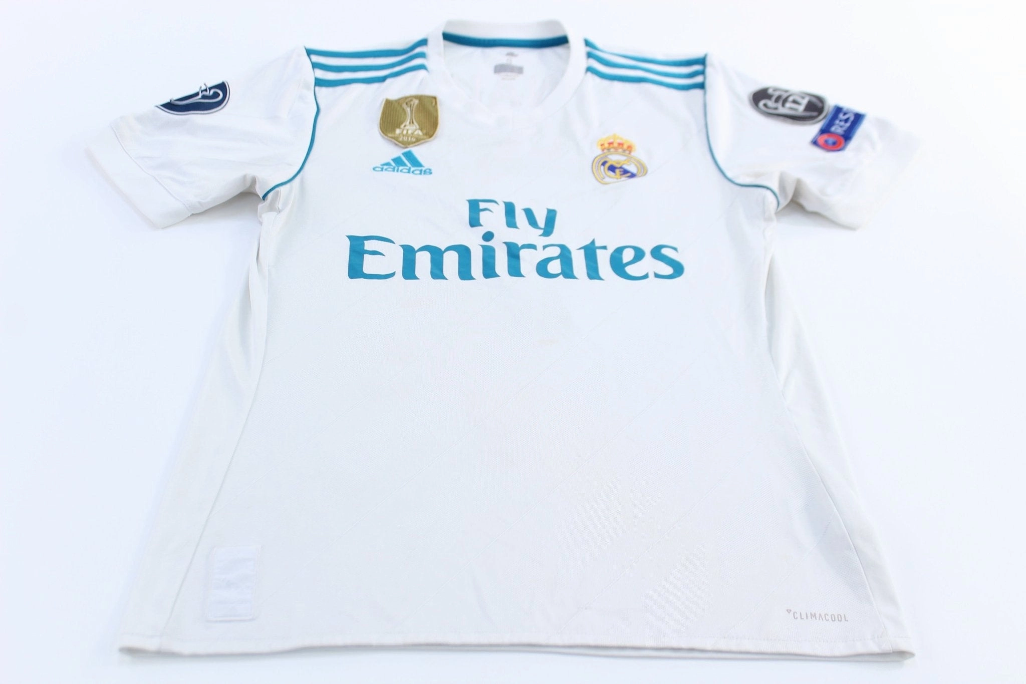 Weightless Layer Adidas Real Madrid Cristiano Ronaldo Blue & White Striped Soccer Jersey