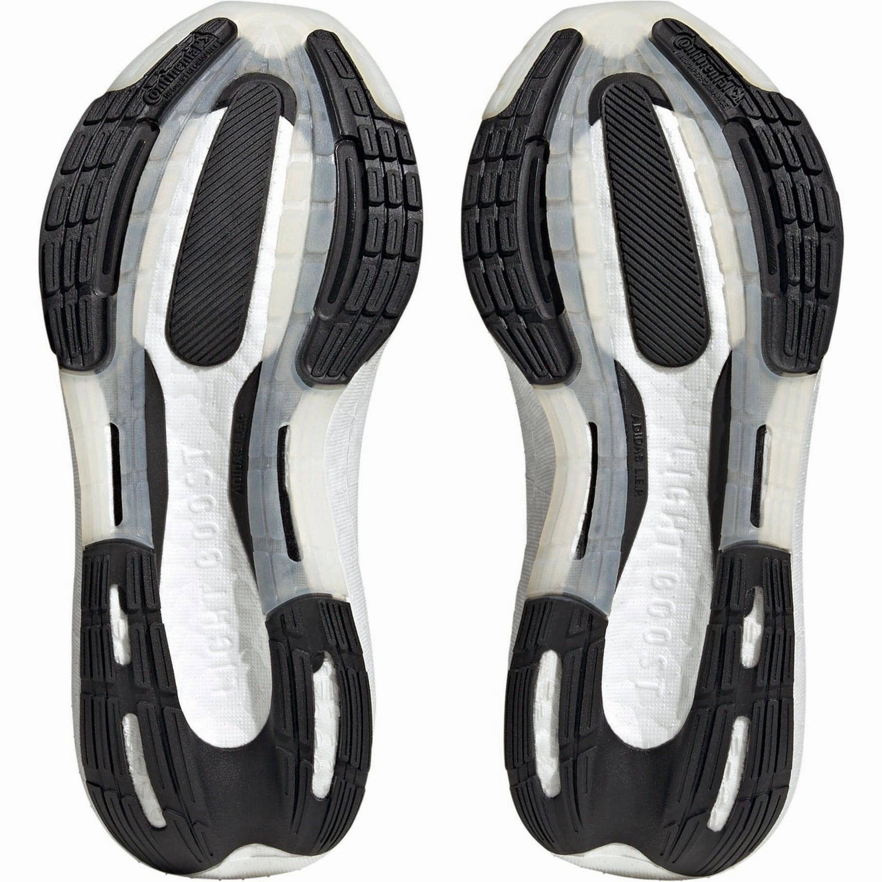 adidas Ultra Boost Light Womens Running Shoes - White Gel Cushioning dynamic - movement