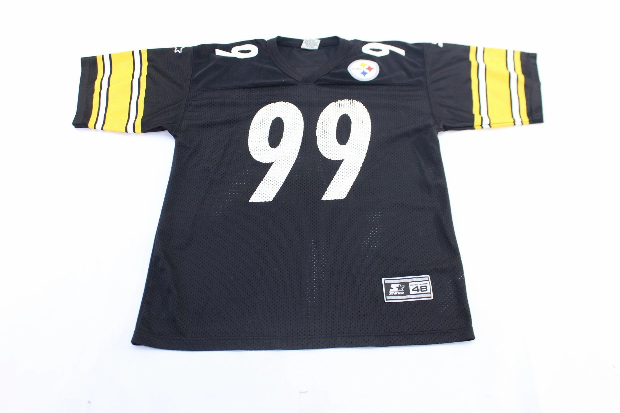 Vintage Pittsburgh Steelers Levon Kirkland Starter Jersey Fluid Fabric Breathable knit