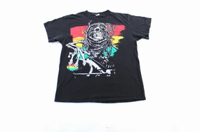 Easy Fit Soft Material Y2K Ghana Skull Graphic T-Shirt