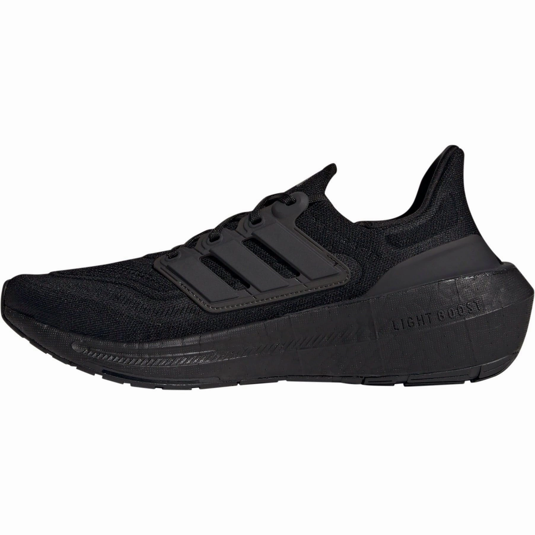 adidas Ultra Boost Light Mens Running Shoes - Black Abrasion - resistant