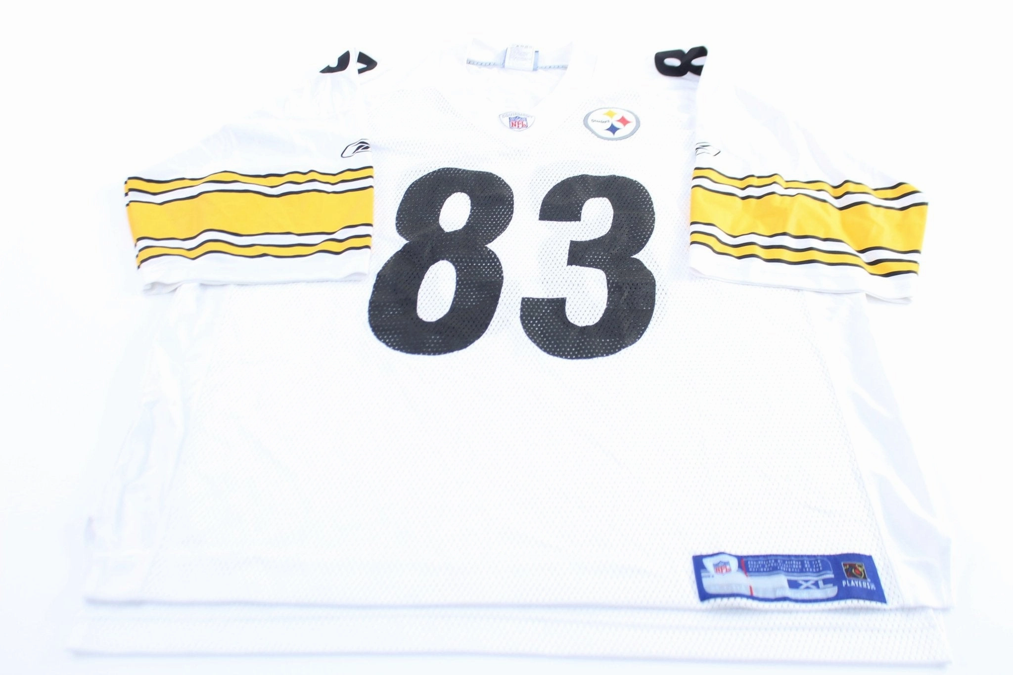 Cool Texture Reebok Logo Pittsburgh Steelers Heath Miller Football Jersey