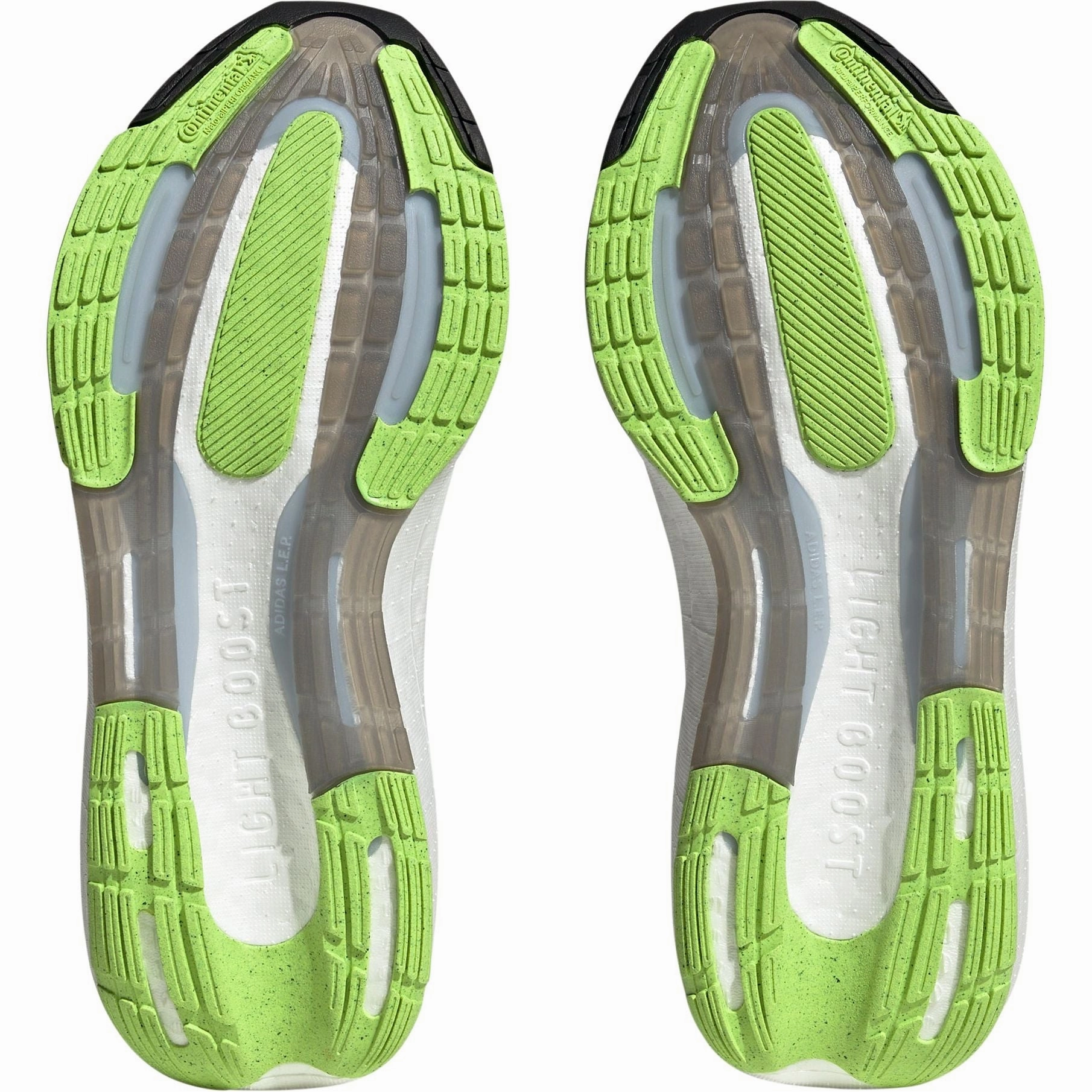 adidas Ultra Boost Light Mens Running Shoes - Green Pronation Support low - heel shoes