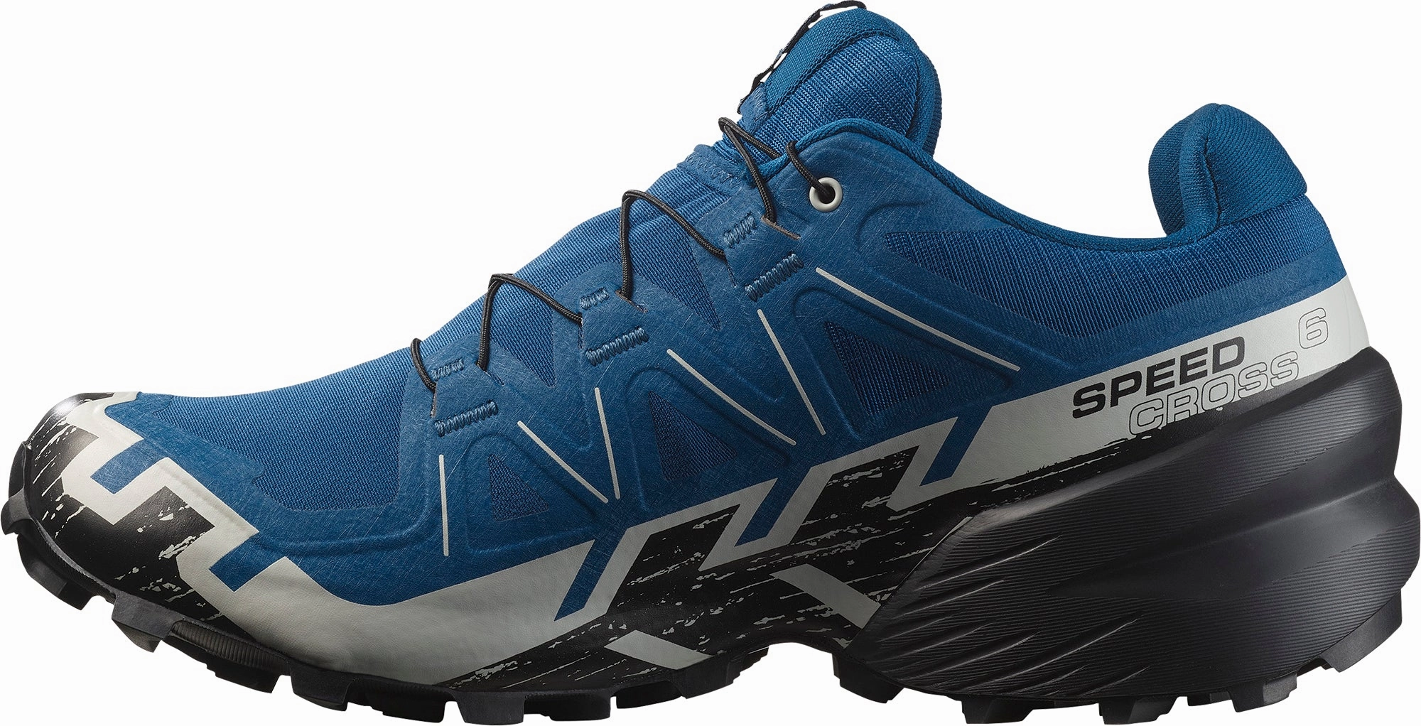 Salomon Speedcross 6 GORE-TEX Mens Trail Running Shoes - Blue smooth ride shoe experience Comfort Outsole