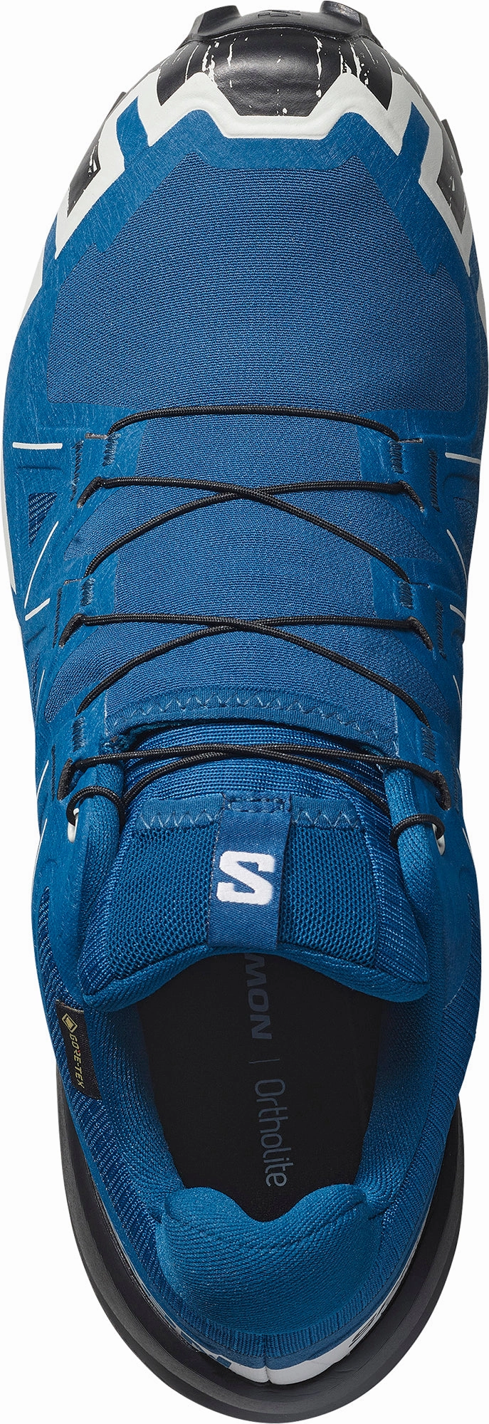 compact backpack Torsion Resistant Arch Salomon Speedcross 6 GORE-TEX Mens Trail Running Shoes - Blue