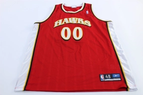 Reebok Embroidered Logo Atlanta Hawks Solomon Hill Basketball Jersey Balanced Fit