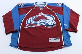 Reebok Embroidered Logo Colorado Avalanche Hockey Jersey Moisture Transfer