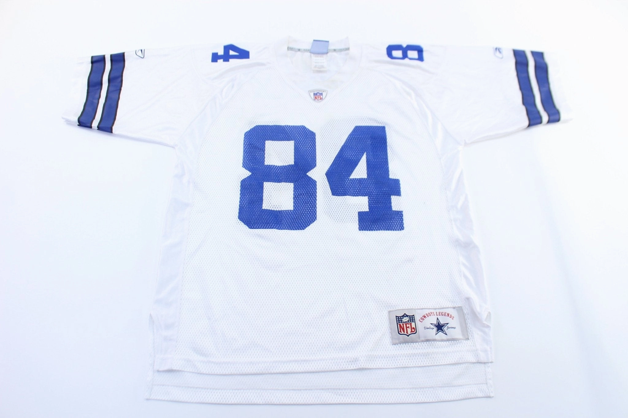 Reebok Embroidered Logo Dallas Cowboys Jay Novacek Football Jersey Anti Pilling Finish Flexible Shoulder Gusset