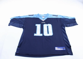 Reebok Embroidered Logo Tennessee Titans #10 Football Jersey Reinforced Stress Point Stitching Cool Look