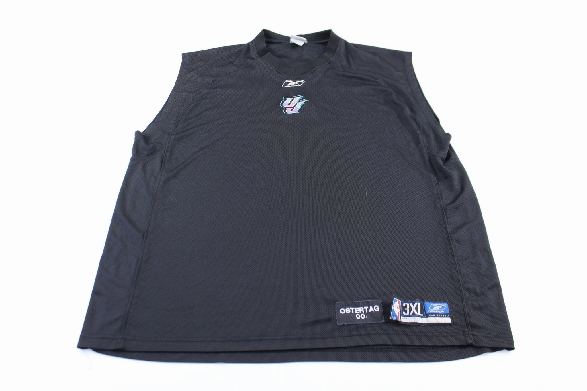 Reebok Embroidered Logo Utah Jazz Warm Up Tank Top Colorfast Dye Methods weekend run