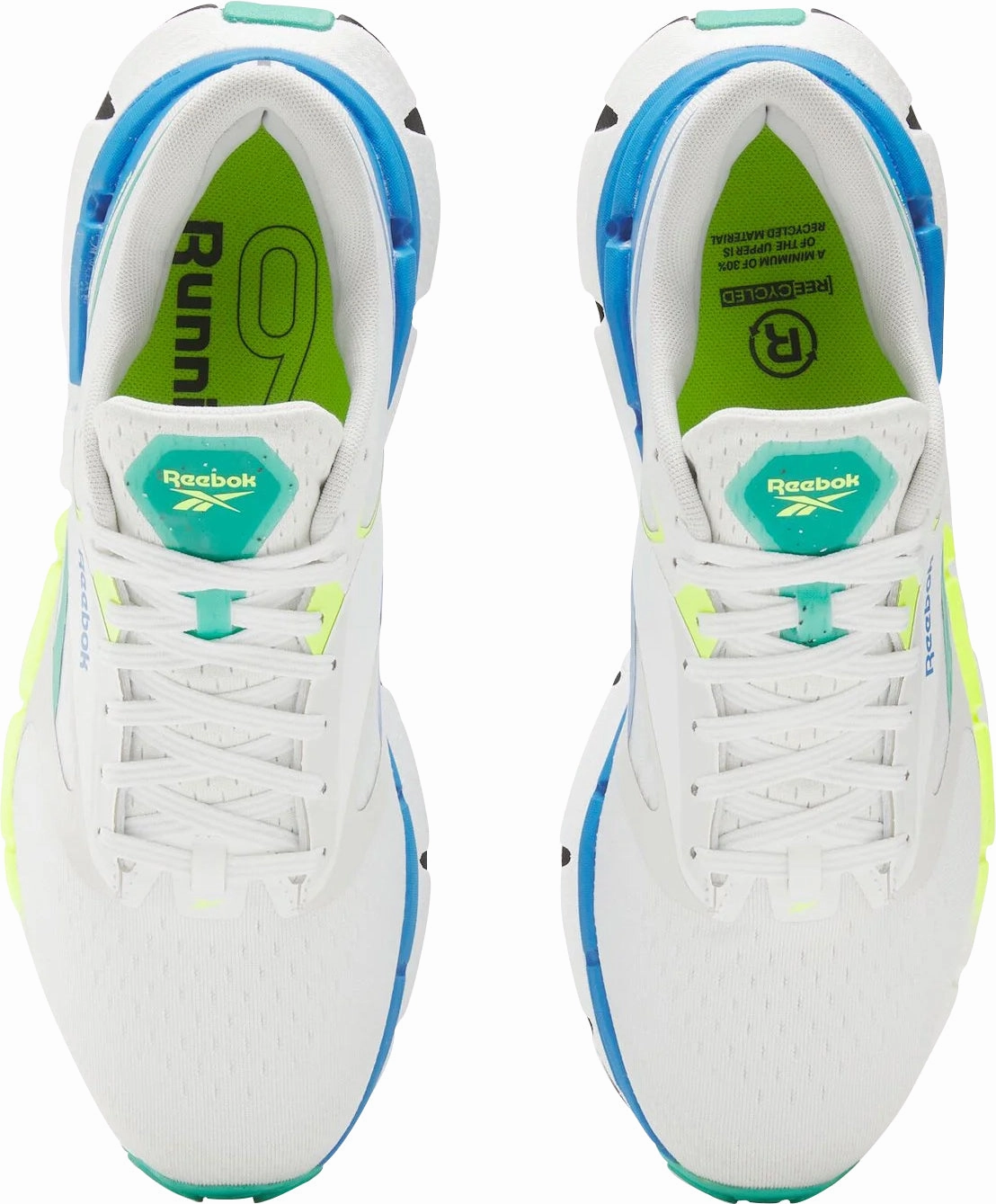 Ventilated Mesh Reebok FloatZig Symmetros Mens Running Shoes - White