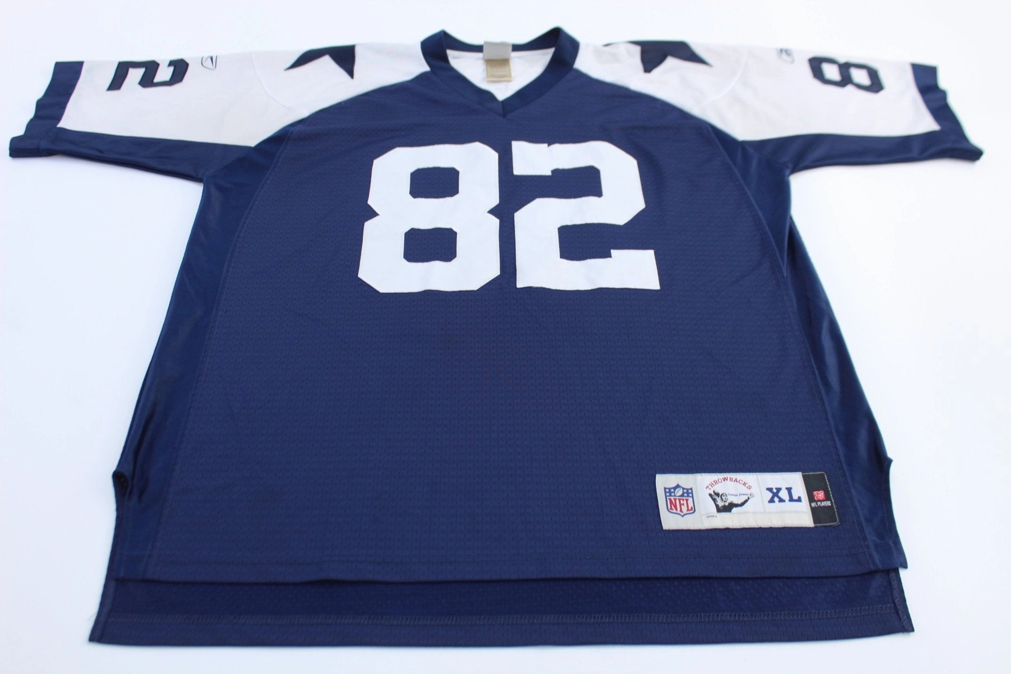 Vented Back Tensile Strength Fabric Reebok Logo Dallas Cowboys Jason Witten Throwbacks Football Jersey
