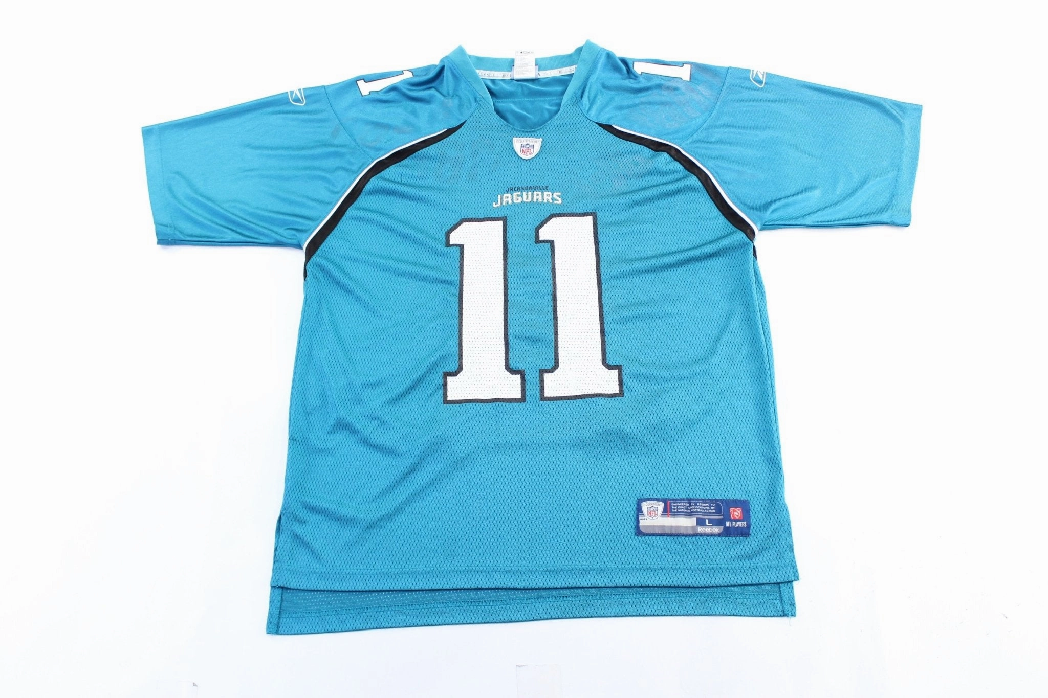 Reebok Logo Jacksonville Jaguars Blaine Gabbert Football Jersey Ultra Soft Lining Warm Up