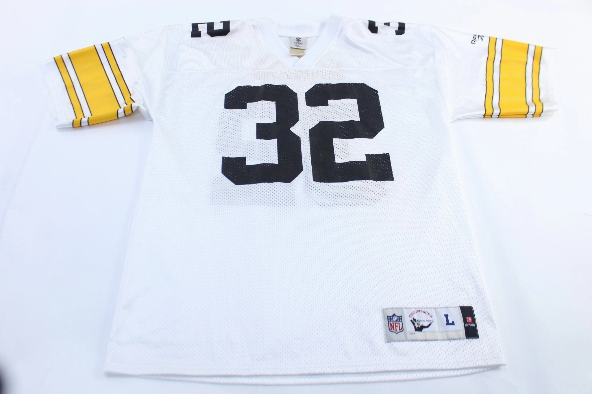 Weightless Feel Reebok Logo Pittsburgh Steelers Franco Harris Football Jersey