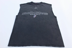 Game Look Low Bulk Texture Reebok Logo WNBA San Antonio Silver Stars Basketball Tank Top