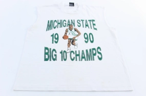 Sweat Wicking 1990 Michigan State University Big 10 Champs Tank Top